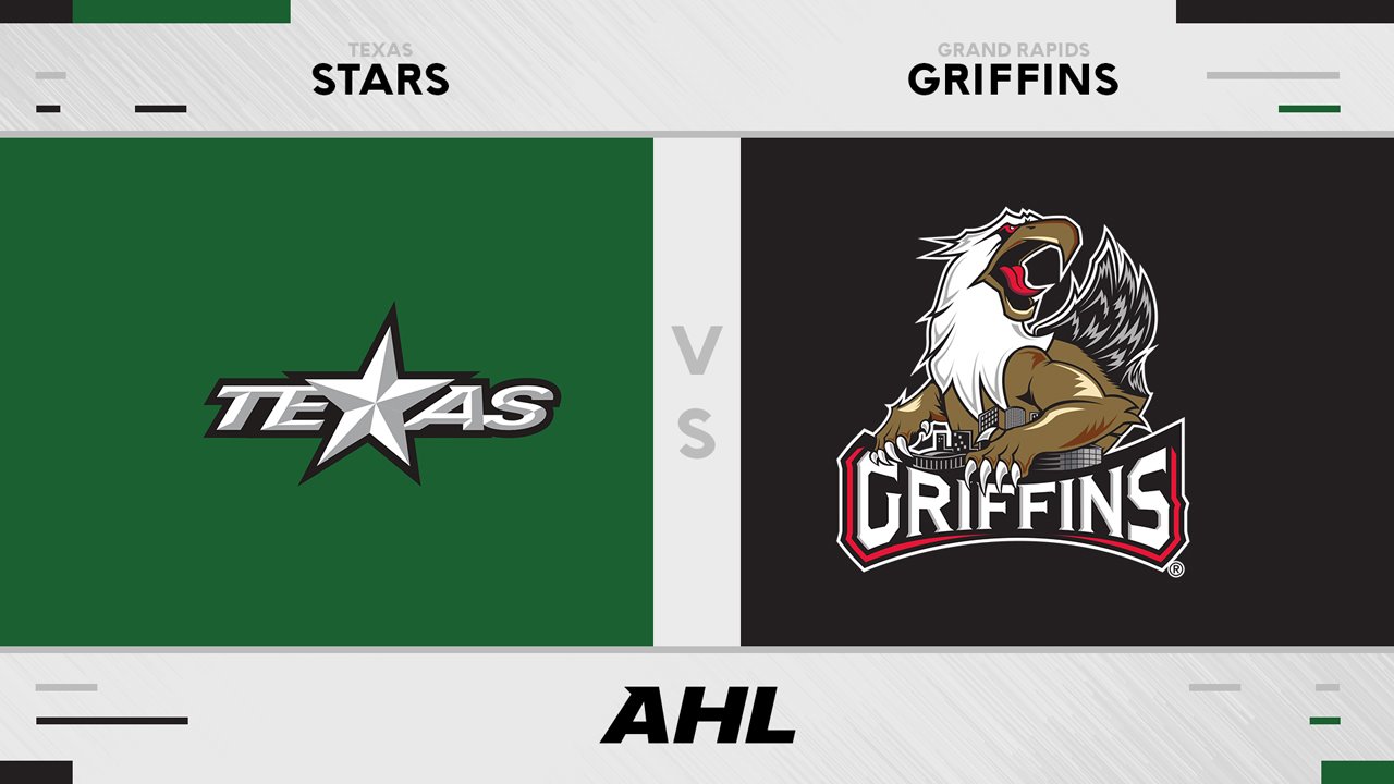 Texas Stars vs Grand Rapids Griffins poster