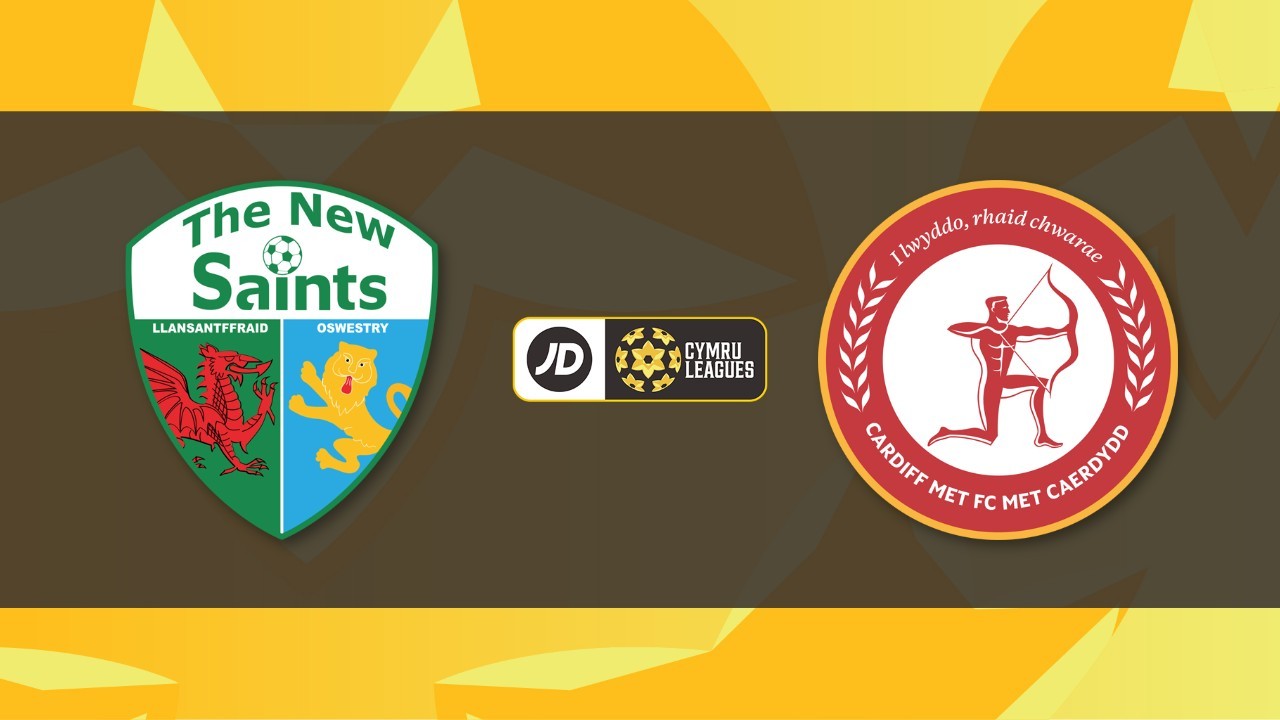 The New Saints vs Cardiff Metropolitan University poster