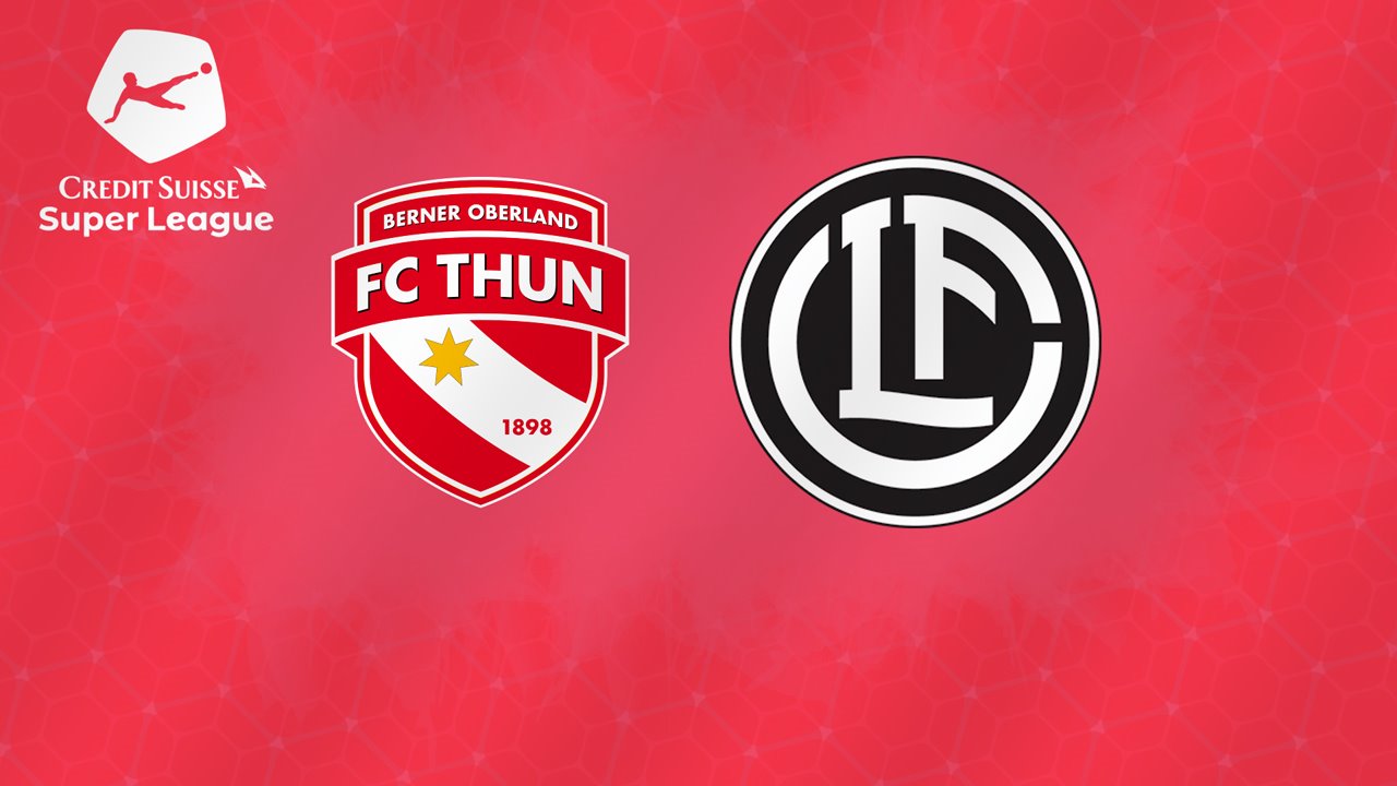 Thun vs Lugano poster Thun vs Lugano poster