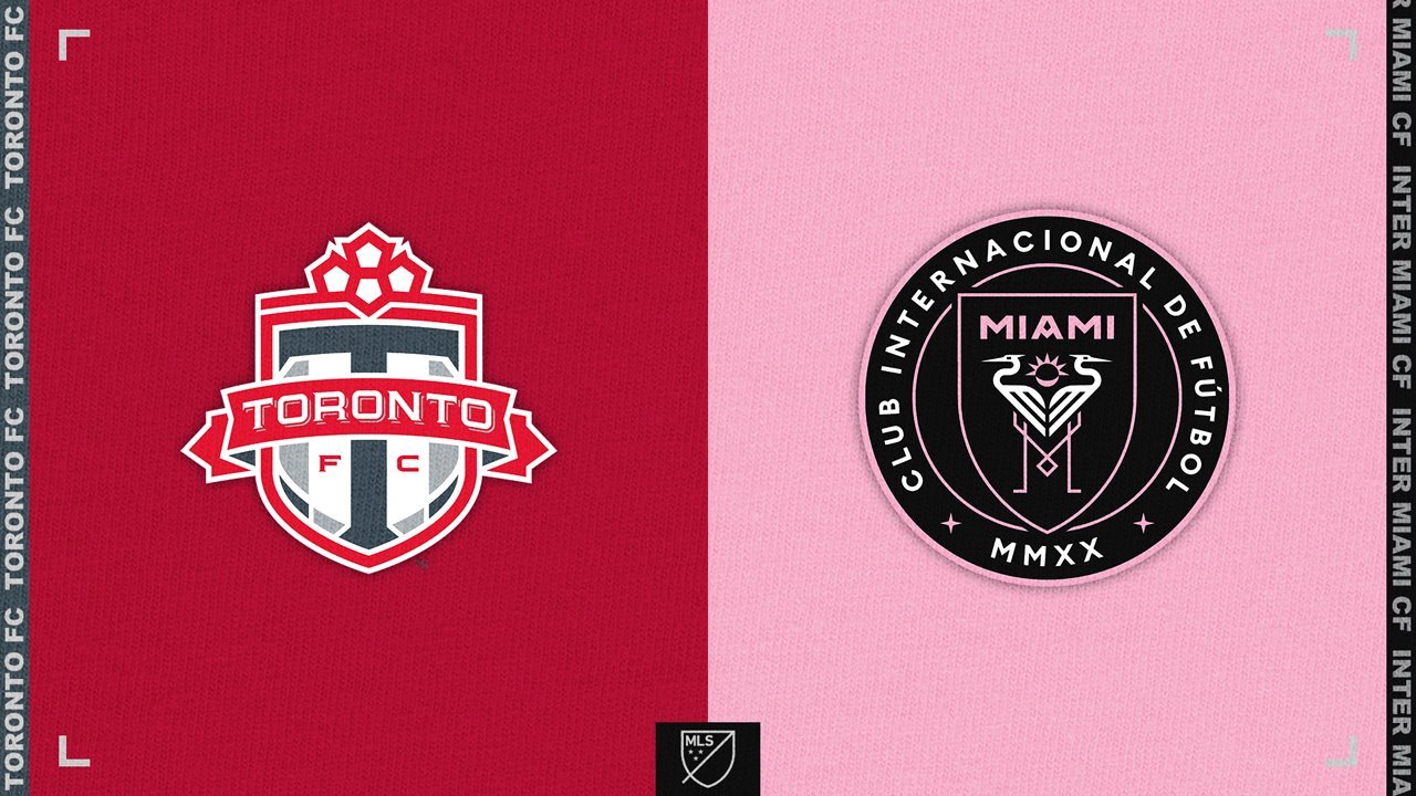 Toronto FC vs Inter Miami poster Toronto FC vs Inter Miami poster