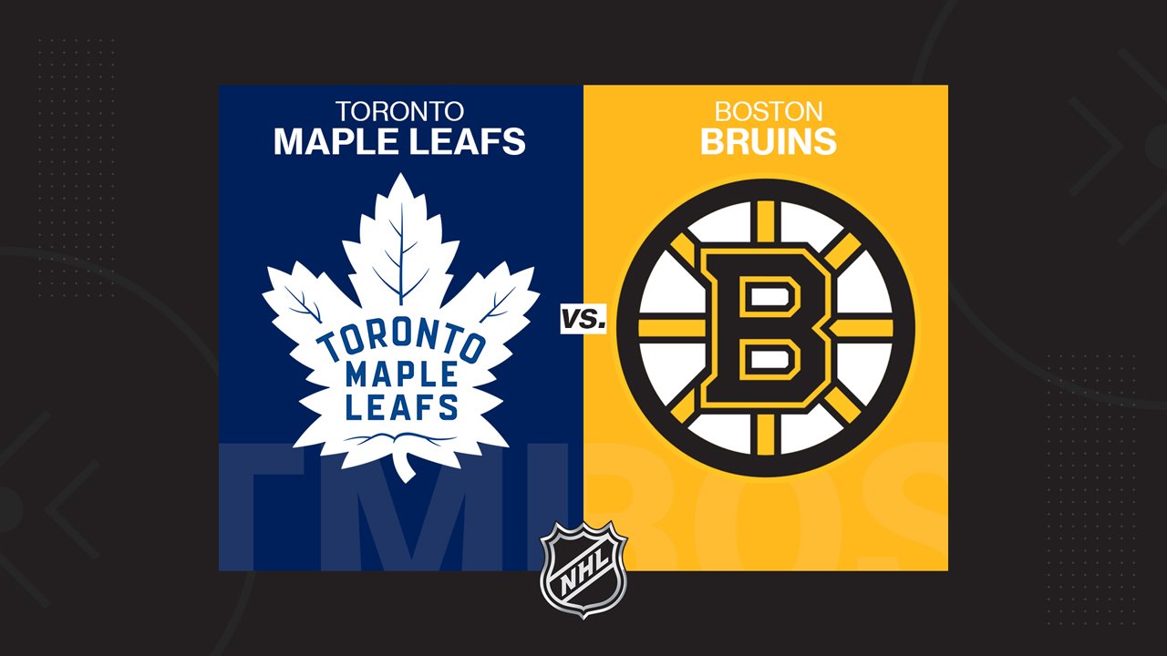 Toronto Maple Leafs vs Boston Bruins poster