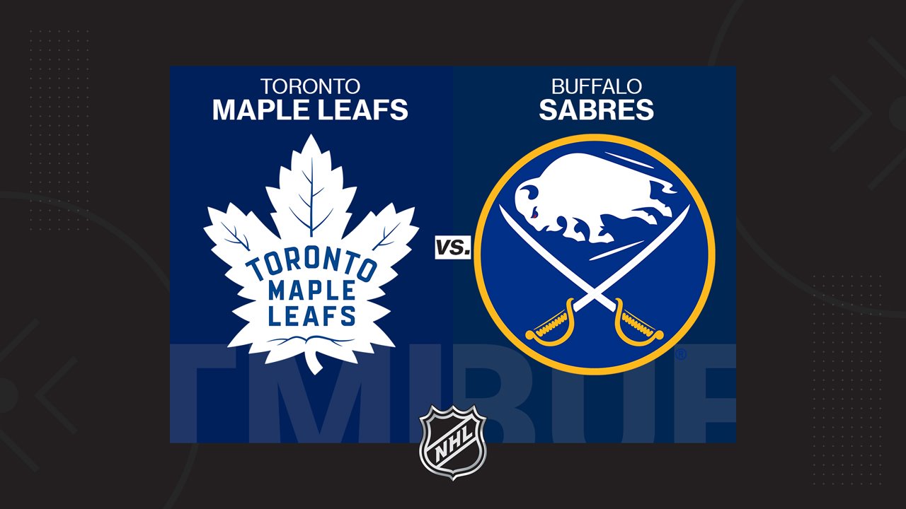 Toronto Maple Leafs vs Buffalo Sabres poster