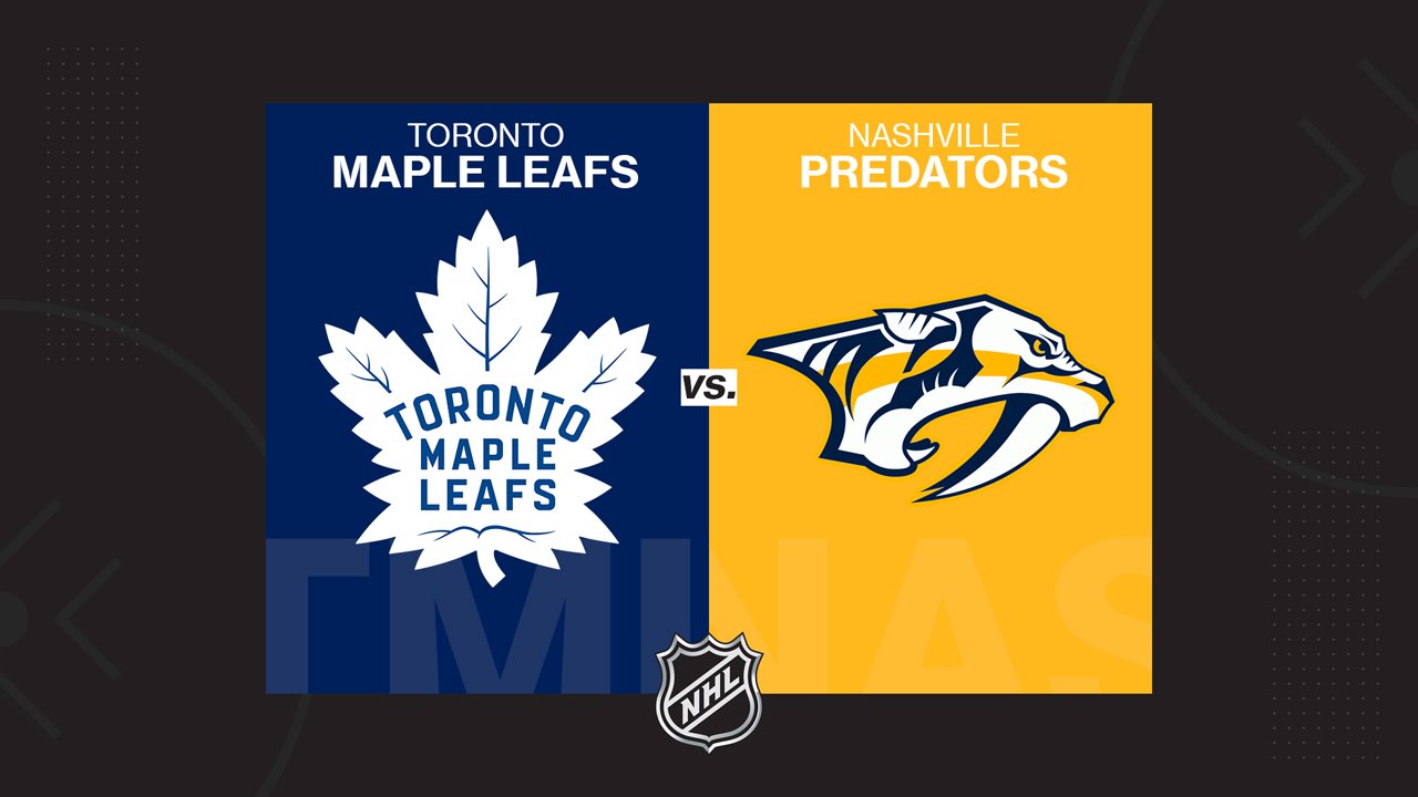 Toronto Maple Leafs vs Nashville Predators poster