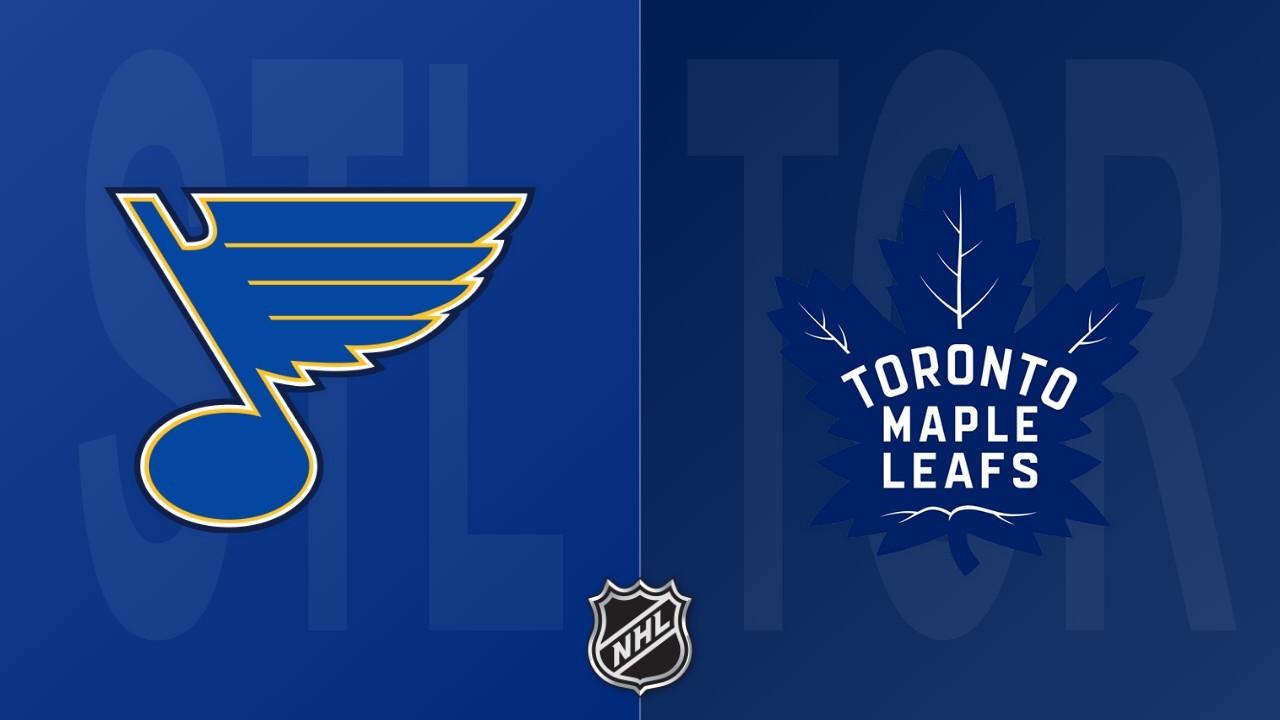 Toronto Maple Leafs vs St. Louis Blues poster Toronto Maple Leafs vs St. Louis Blues poster