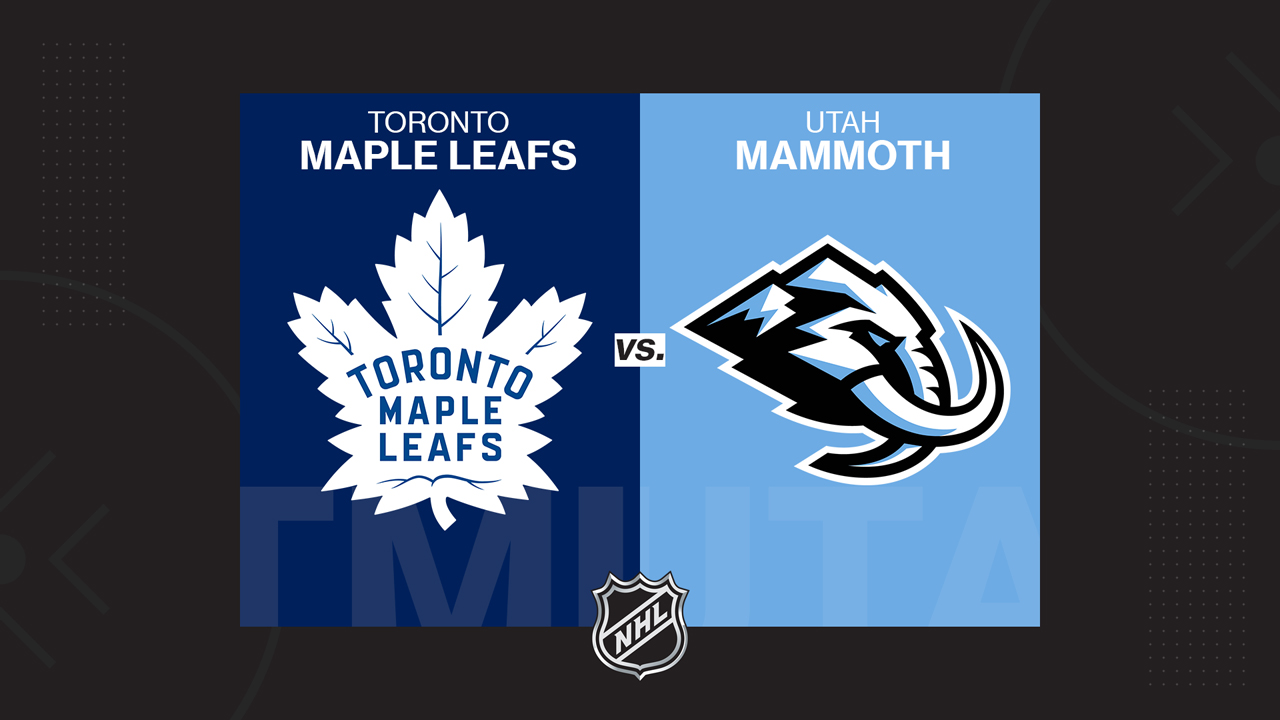 Toronto Maple Leafs vs Utah Mammoth poster