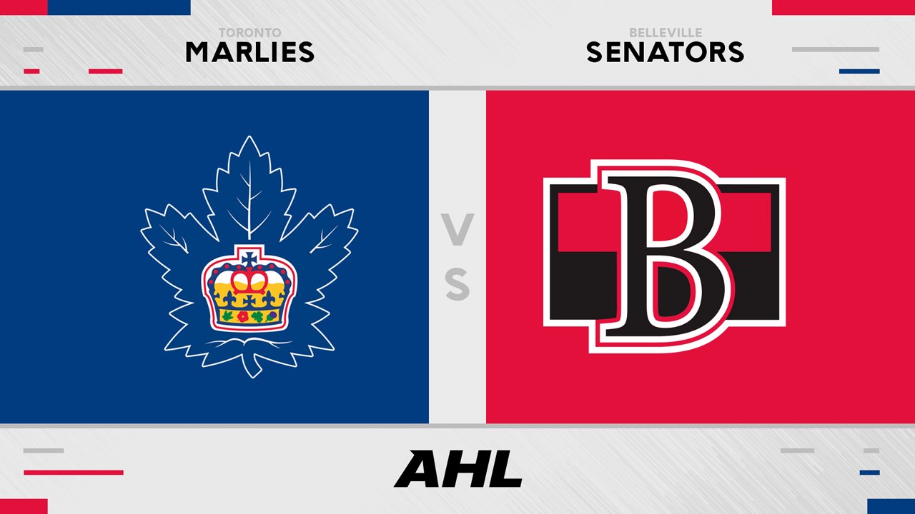 Toronto Marlies vs Belleville Senators poster