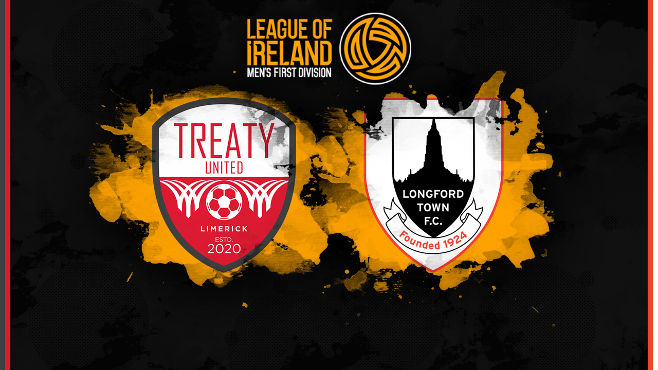 Treaty United vs Longford Town poster Treaty United vs Longford Town poster