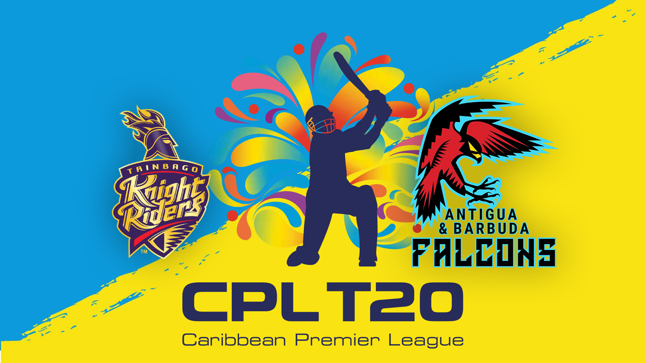 Trinbago Knight Riders vs Antigua and Barbuda Falcons poster