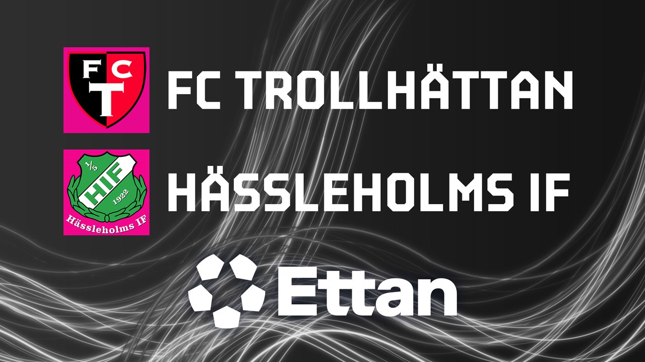 Trollhättan vs Hässleholms IF poster