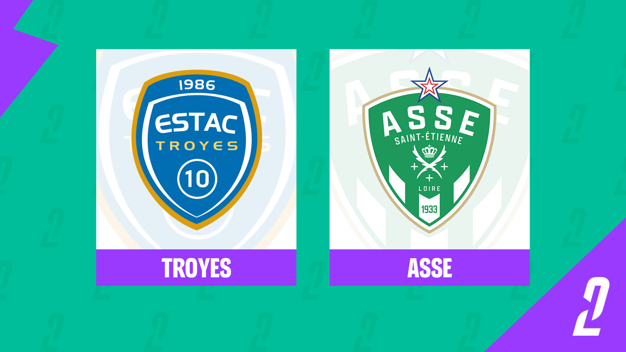 Troyes vs St Etienne poster