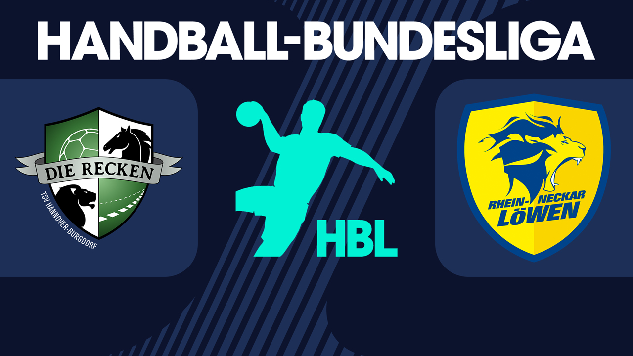 TSV Hannover-Burgdorf vs Rhein-Neckar Löwen poster