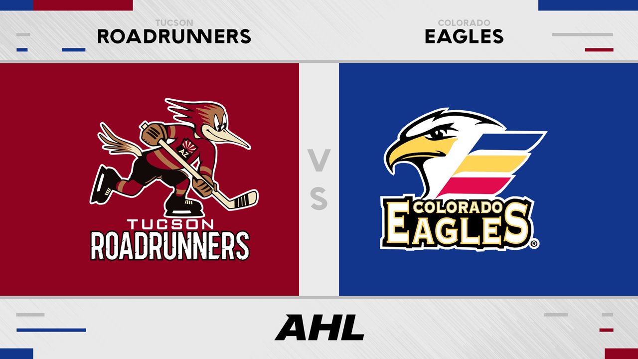 Tucson Roadrunners vs Colorado Eagles poster Tucson Roadrunners vs Colorado Eagles poster