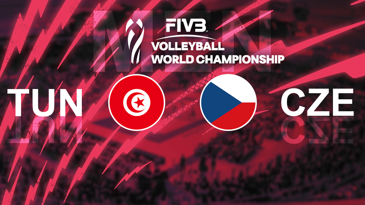 Tunisia Volleyball vs Czech Republic Volleyball poster