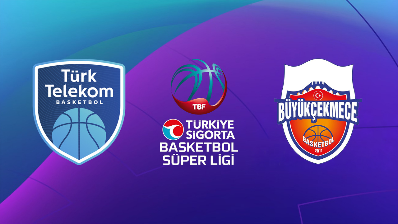 Türk Telekom BK vs Büyükçekmece Basketbol poster Türk Telekom BK vs Büyükçekmece Basketbol poster