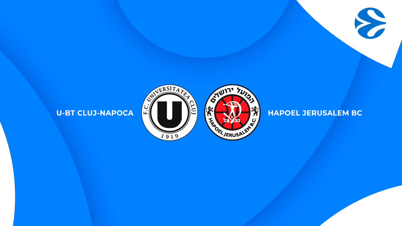 U-BT Cluj-Napoca vs Hapoel Jerusalem BC poster