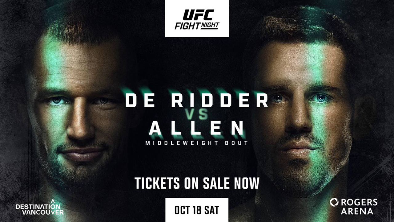 UFC Fight Night 262 de Ridder vs Allen image