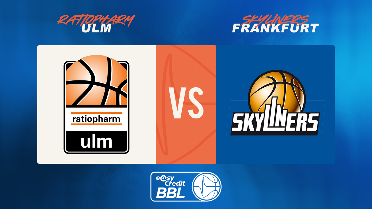 Ulm vs Skyliners Frankfurt poster