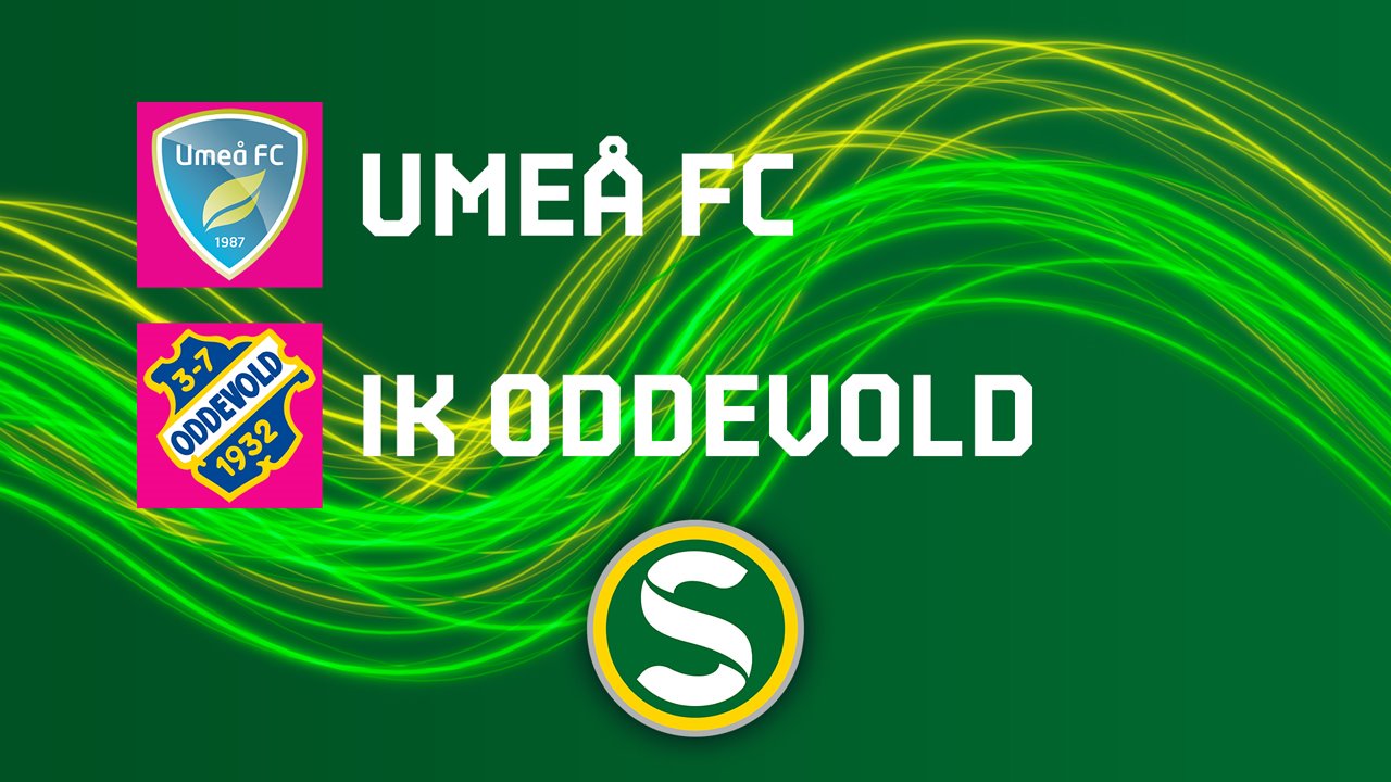 Umeå vs Oddevold poster
