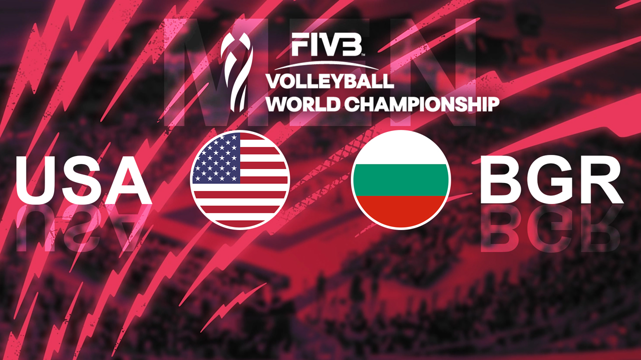USA Volleyball vs Bulgaria Volleyball poster