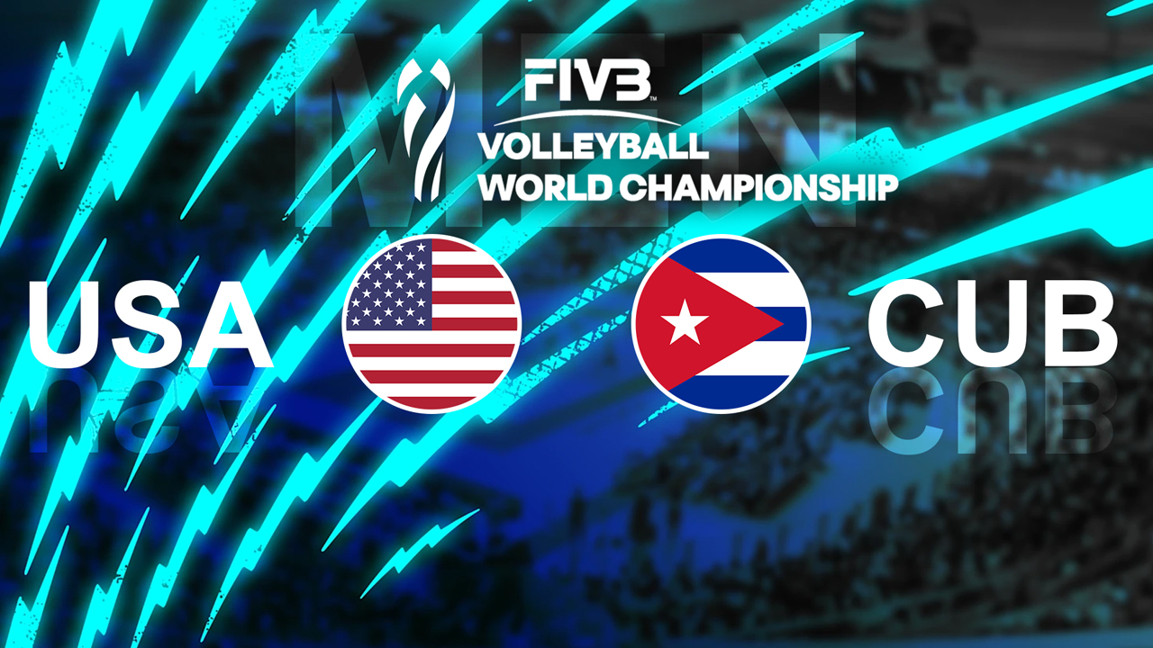 USA Volleyball vs Cuba Volleyball poster