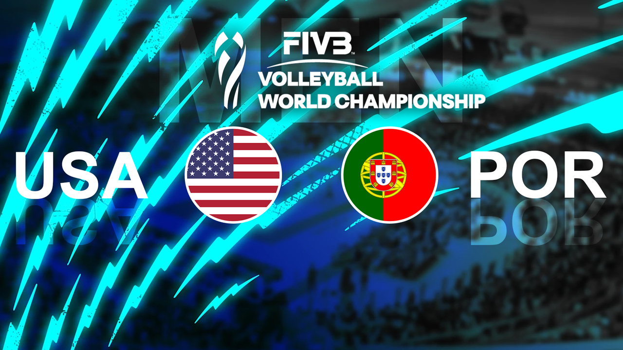 USA Volleyball vs Portugal Volleyball poster