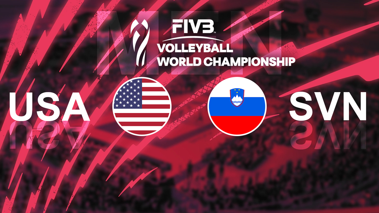 USA Volleyball vs Slovenia Volleyball poster