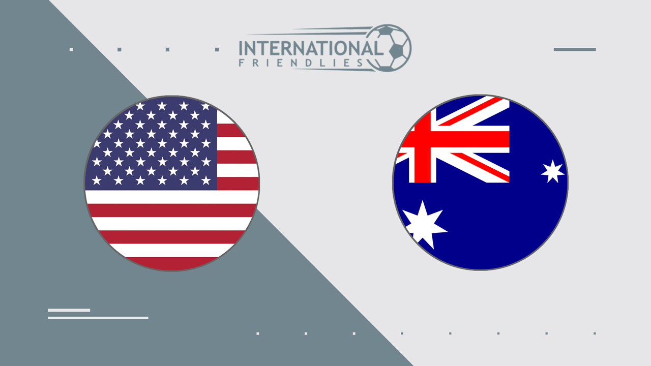 USA vs Australia poster