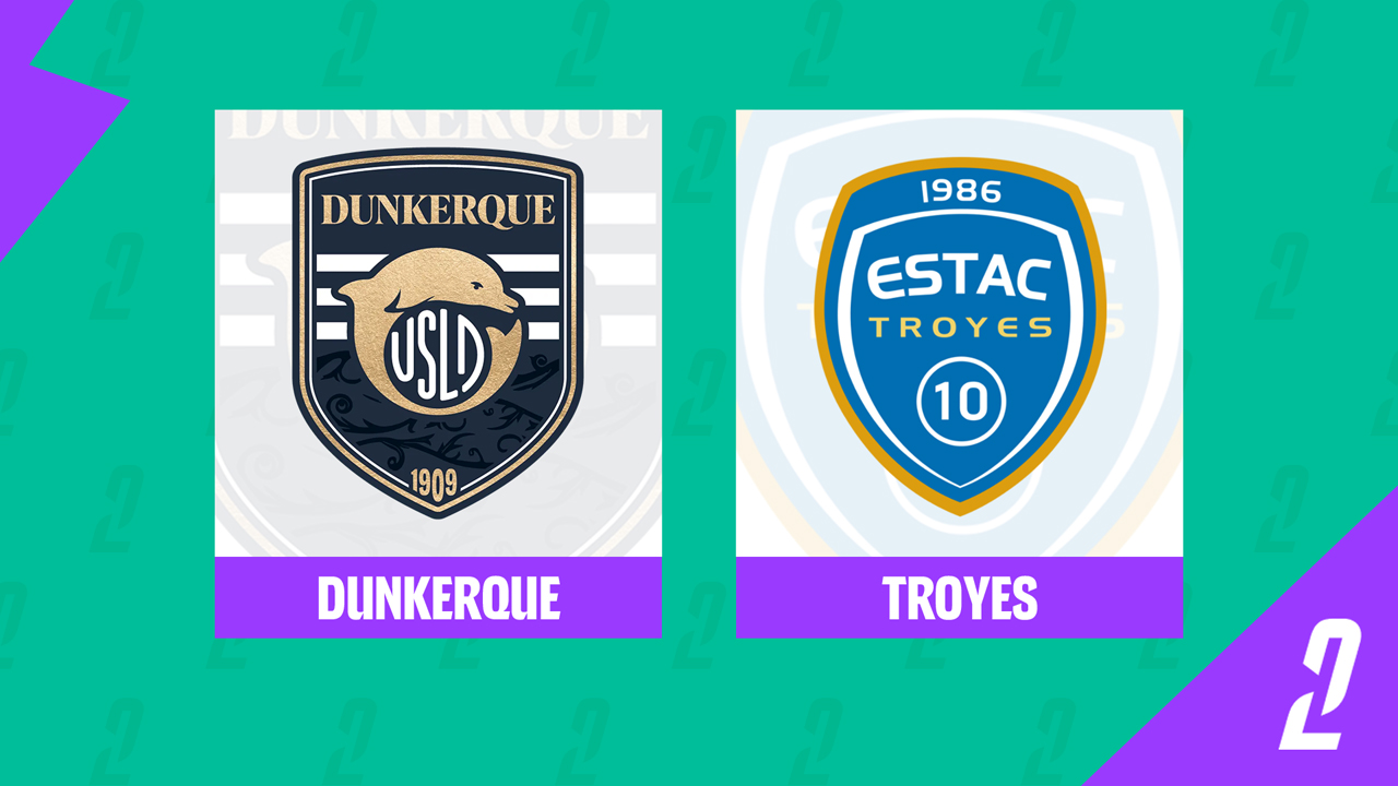 USL Dunkerque vs Troyes poster
