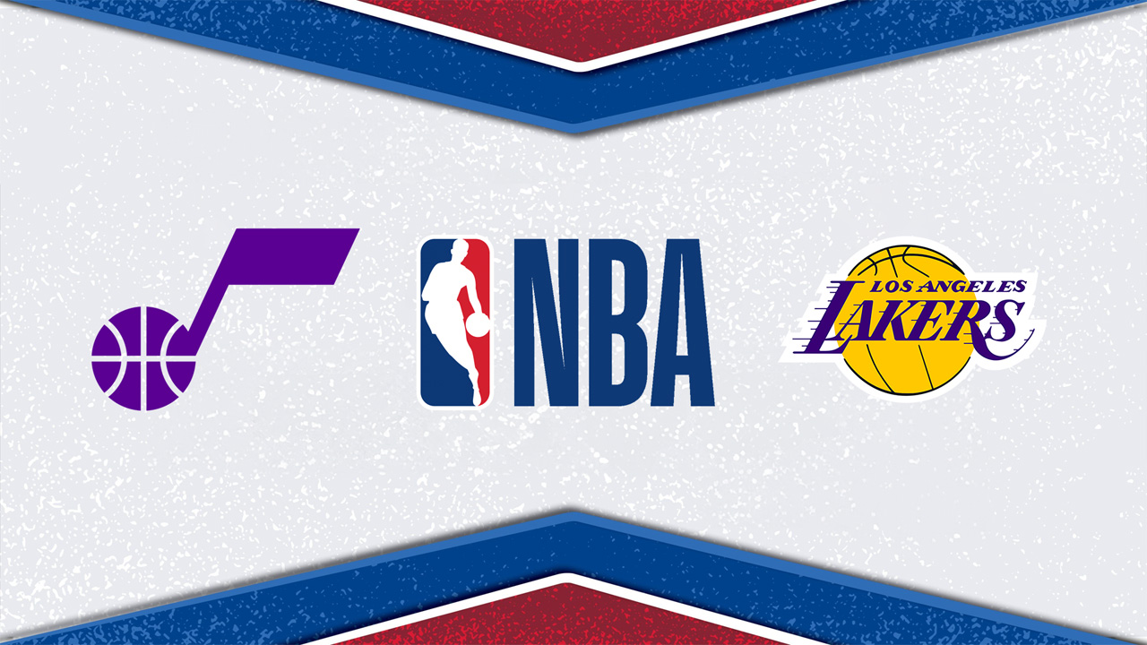 Utah Jazz vs Los Angeles Lakers poster Utah Jazz vs Los Angeles Lakers poster