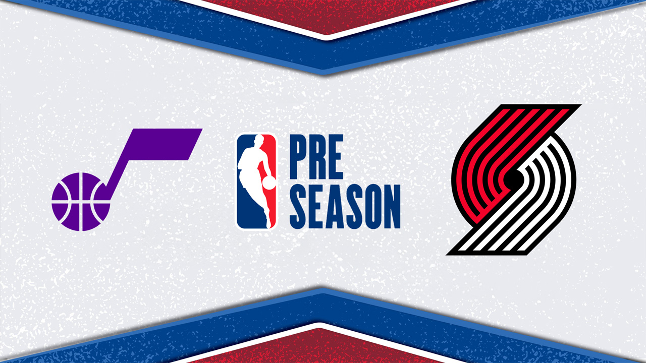 Utah Jazz vs Portland Trail Blazers poster