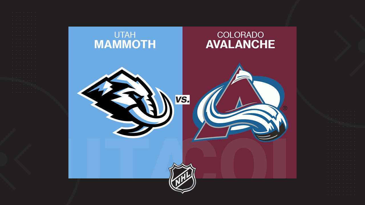 Utah Mammoth vs Colorado Avalanche poster