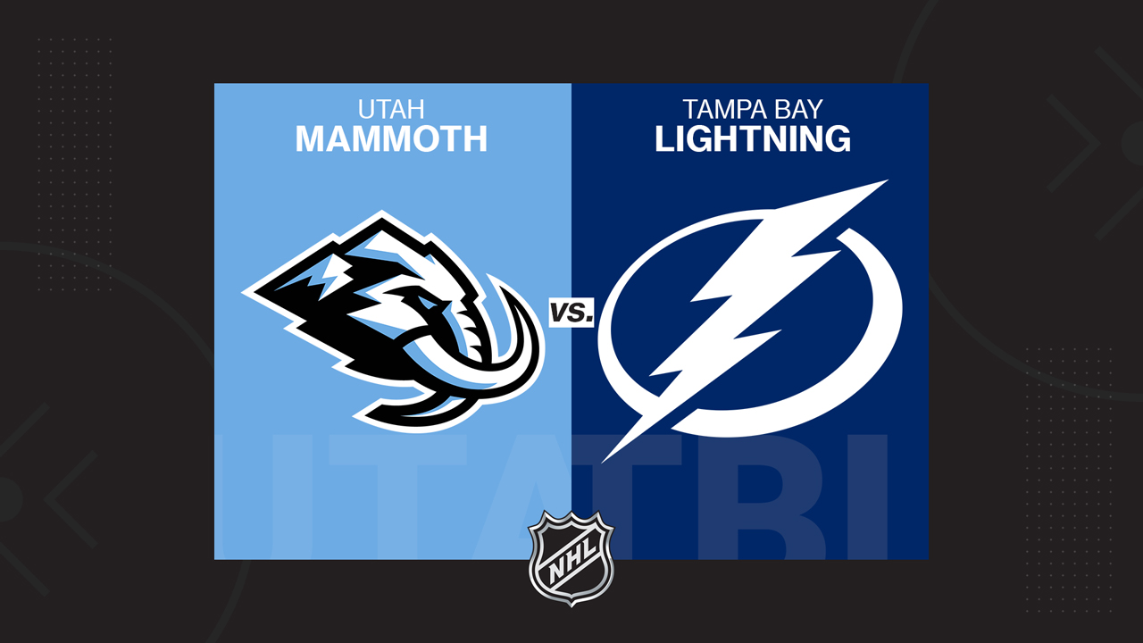Utah Mammoth vs Tampa Bay Lightning poster