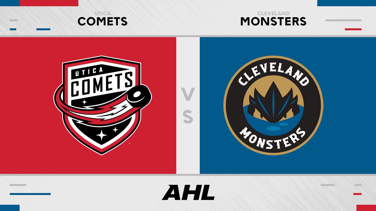 Utica Comets vs Cleveland Monsters poster