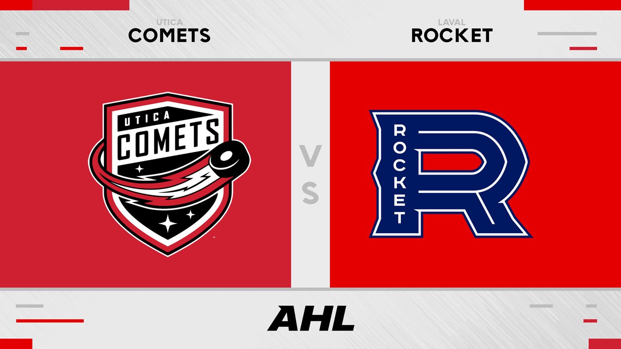 Utica Comets vs Laval Rocket poster Utica Comets vs Laval Rocket poster