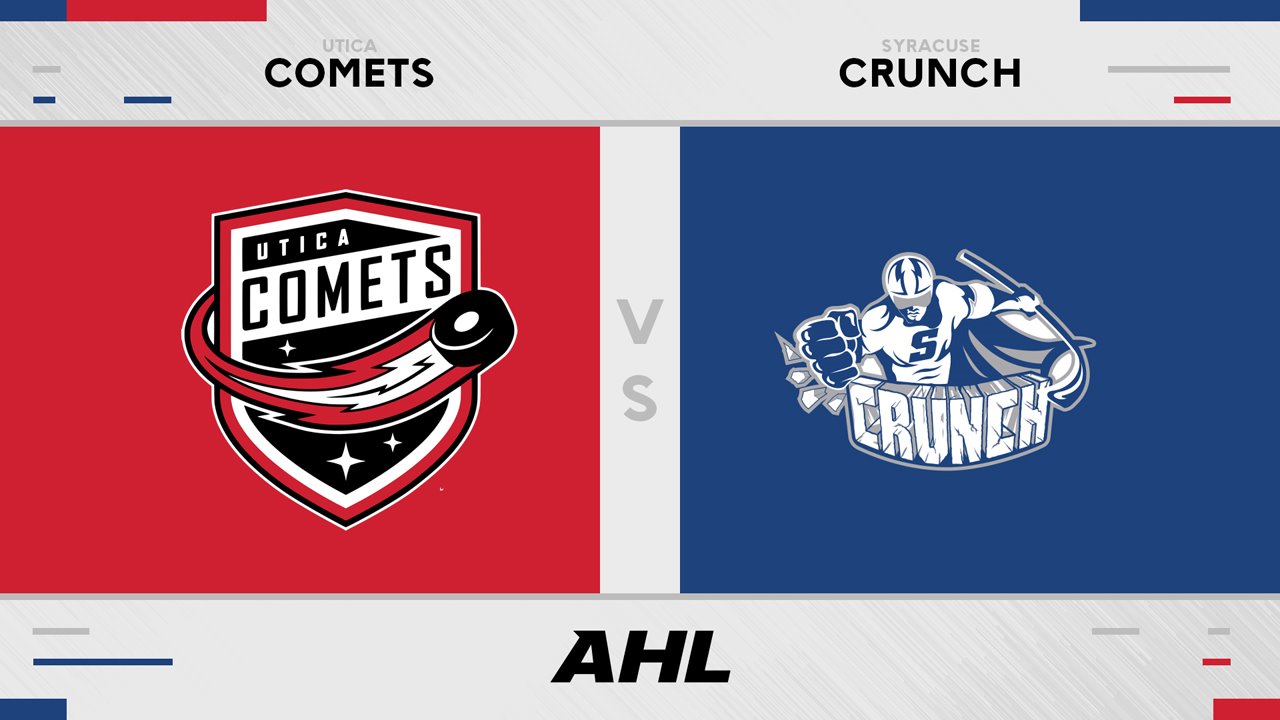Utica Comets vs Syracuse Crunch poster Utica Comets vs Syracuse Crunch poster