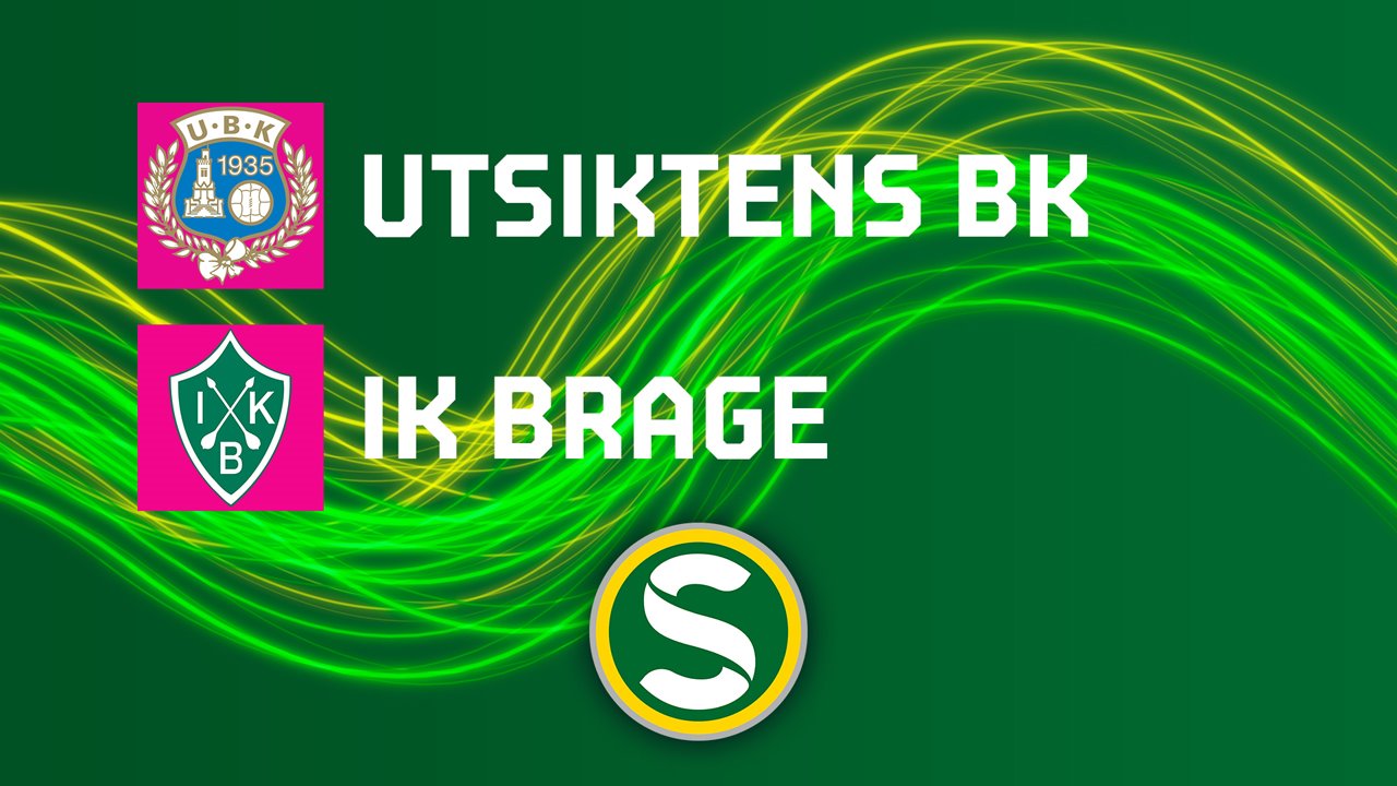 Utsiktens BK vs IK Brage poster Utsiktens BK vs IK Brage poster