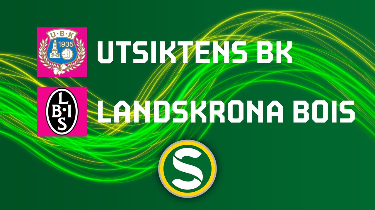 Utsiktens BK vs Landskrona poster