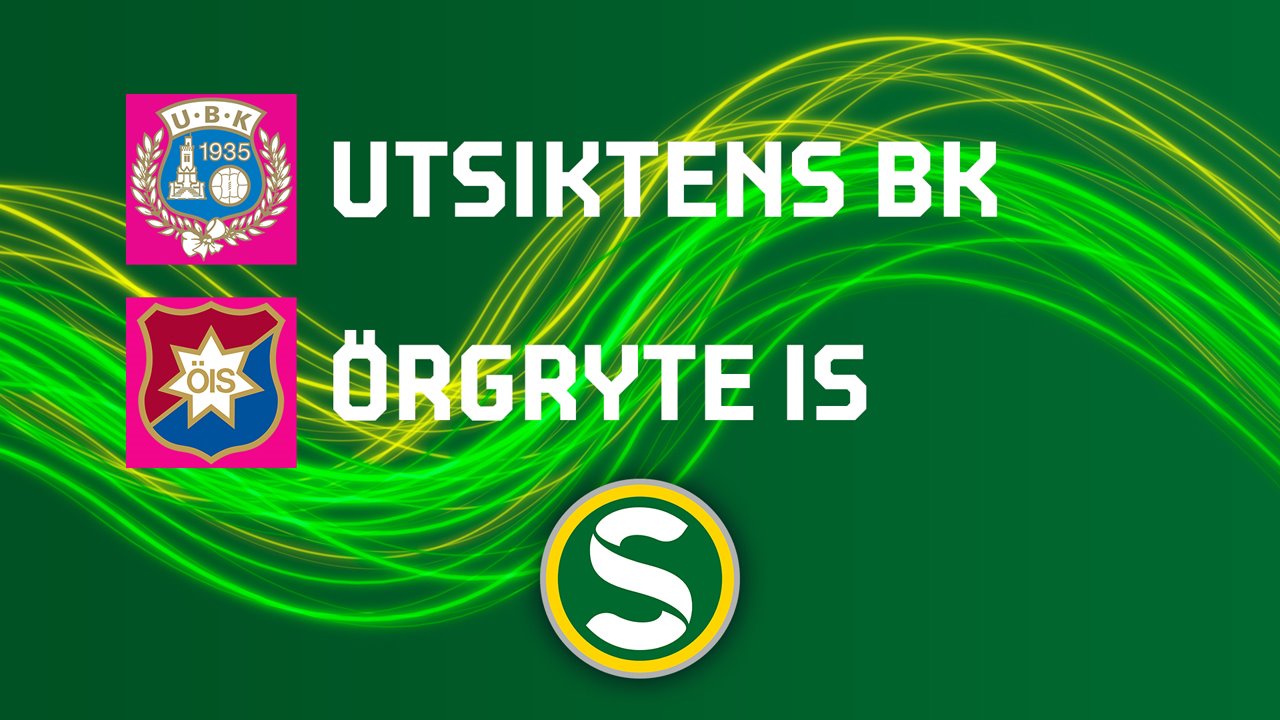 Utsiktens BK vs Oergryte poster