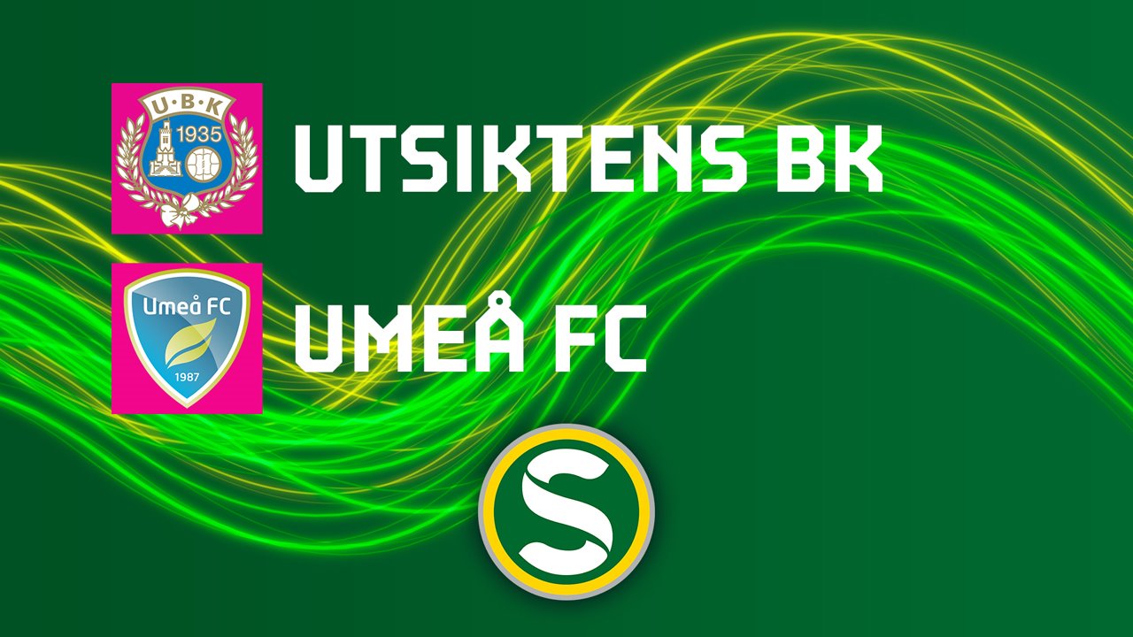Utsiktens BK vs Umeå poster