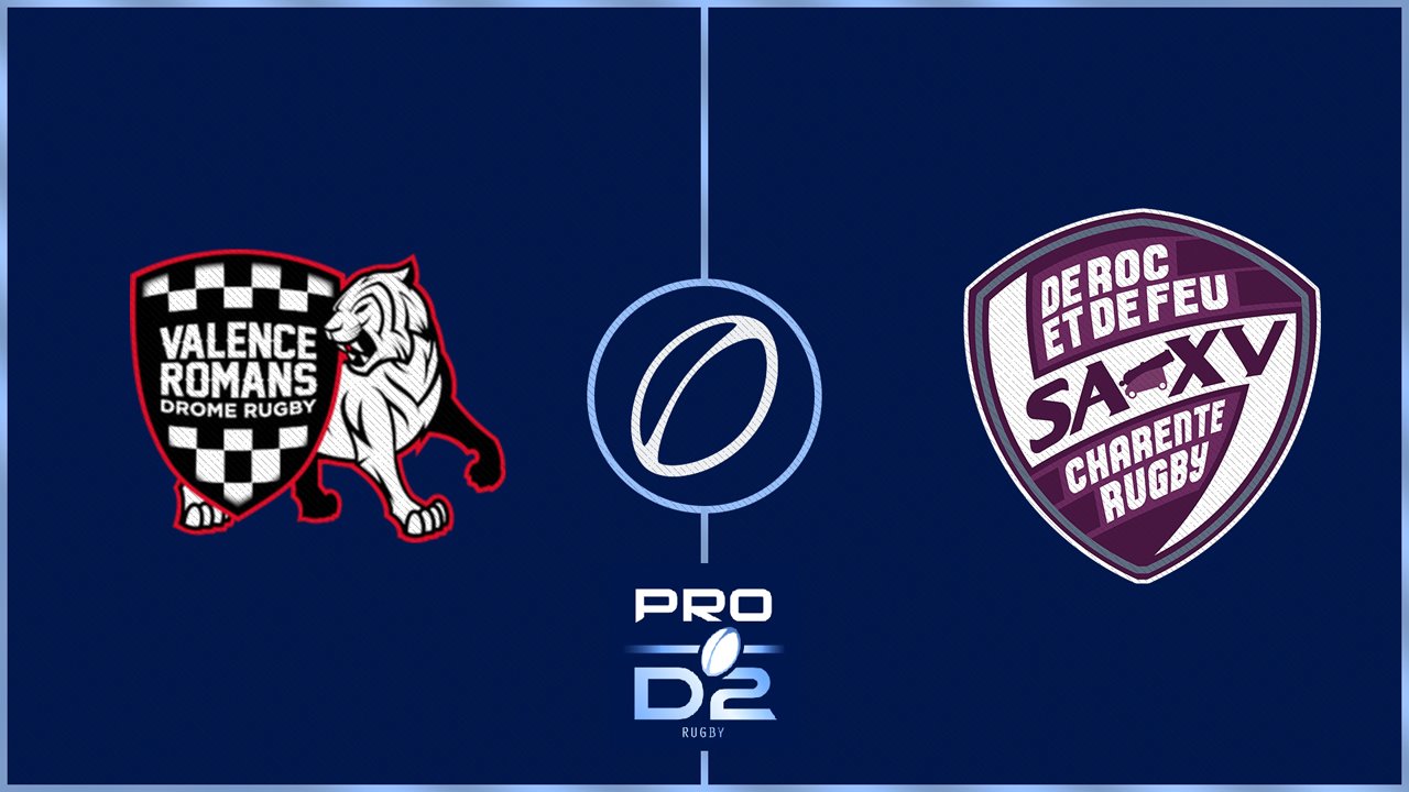 Valence Romans Drôme Rugby vs Soyaux Angoulême XV Charente poster