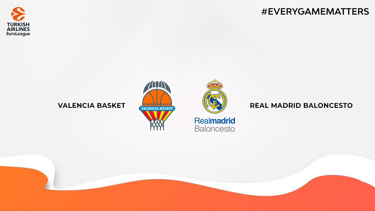 Valencia Basket vs Real Madrid Baloncesto poster