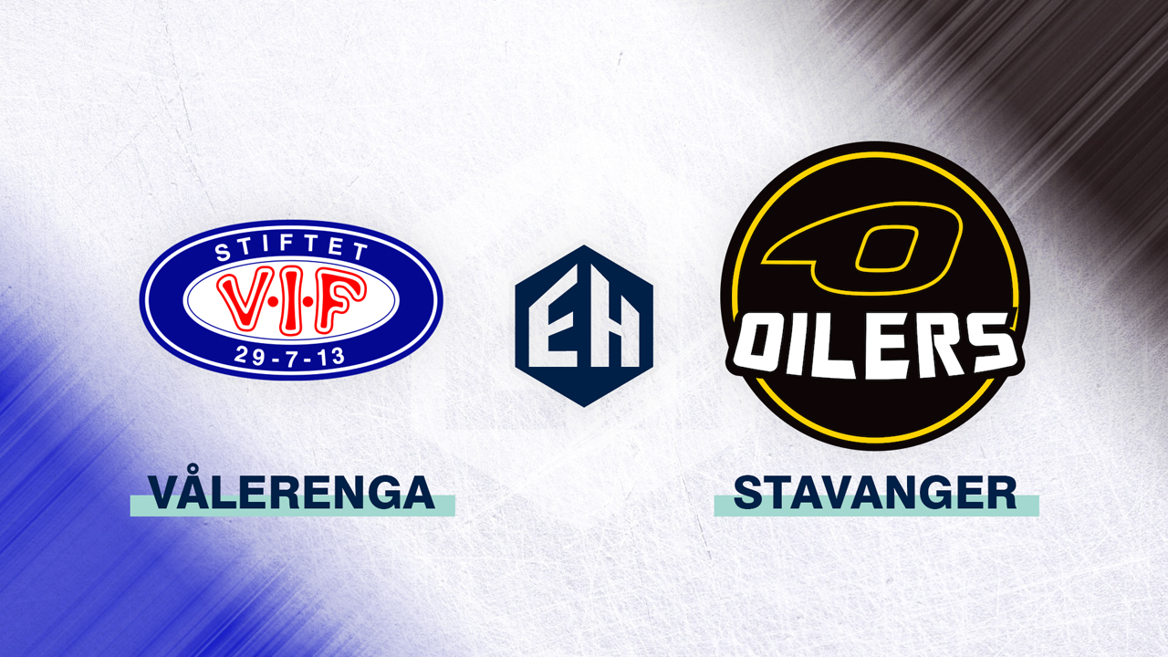 Vålerenga vs Stavanger Oilers poster