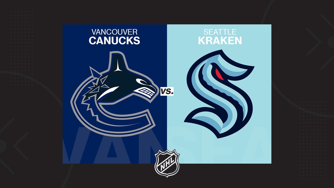 Vancouver Canucks vs Seattle Kraken poster