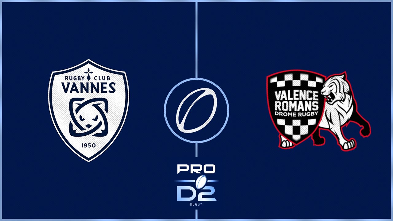 Vannes vs Valence Romans Drôme Rugby poster