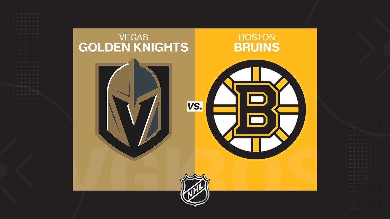 Vegas Golden Knights vs Boston Bruins poster