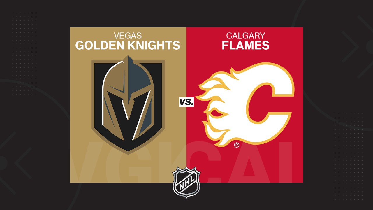 Vegas Golden Knights vs Calgary Flames poster