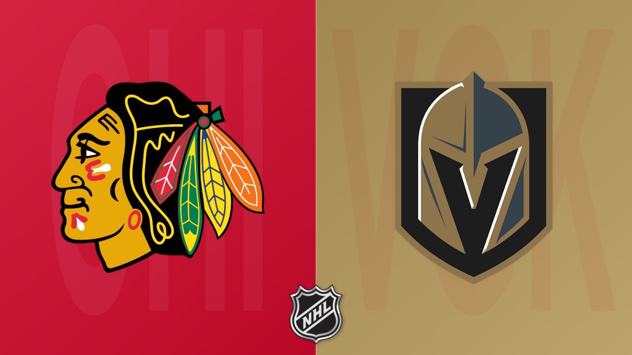 Vegas Golden Knights vs Chicago Blackhawks poster