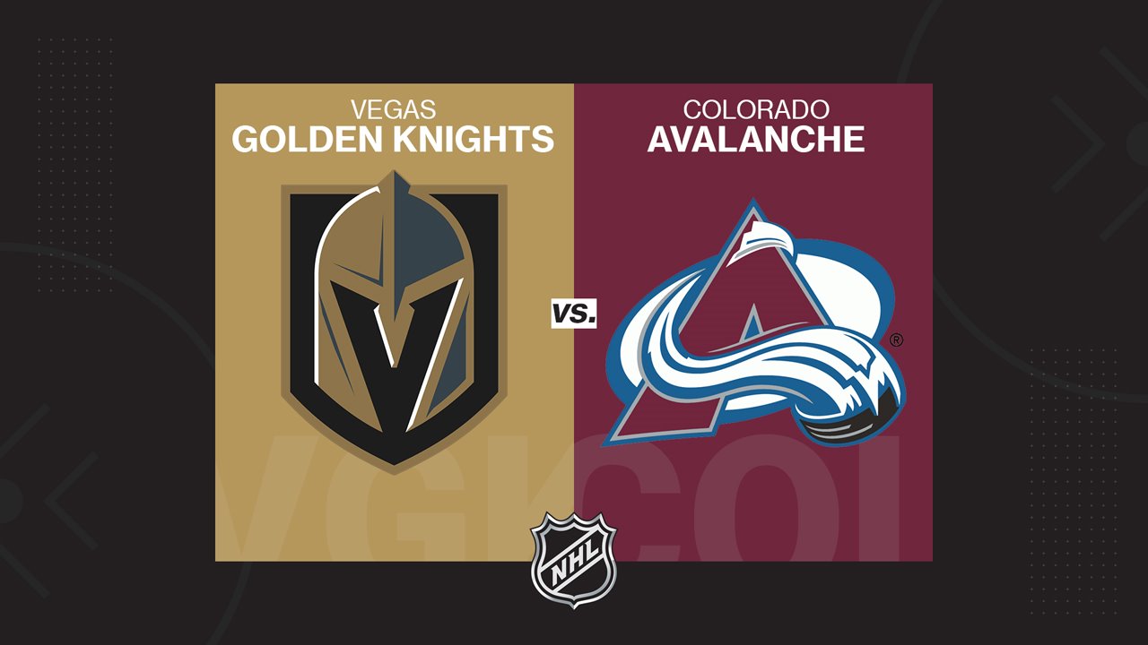 Vegas Golden Knights vs Colorado Avalanche poster