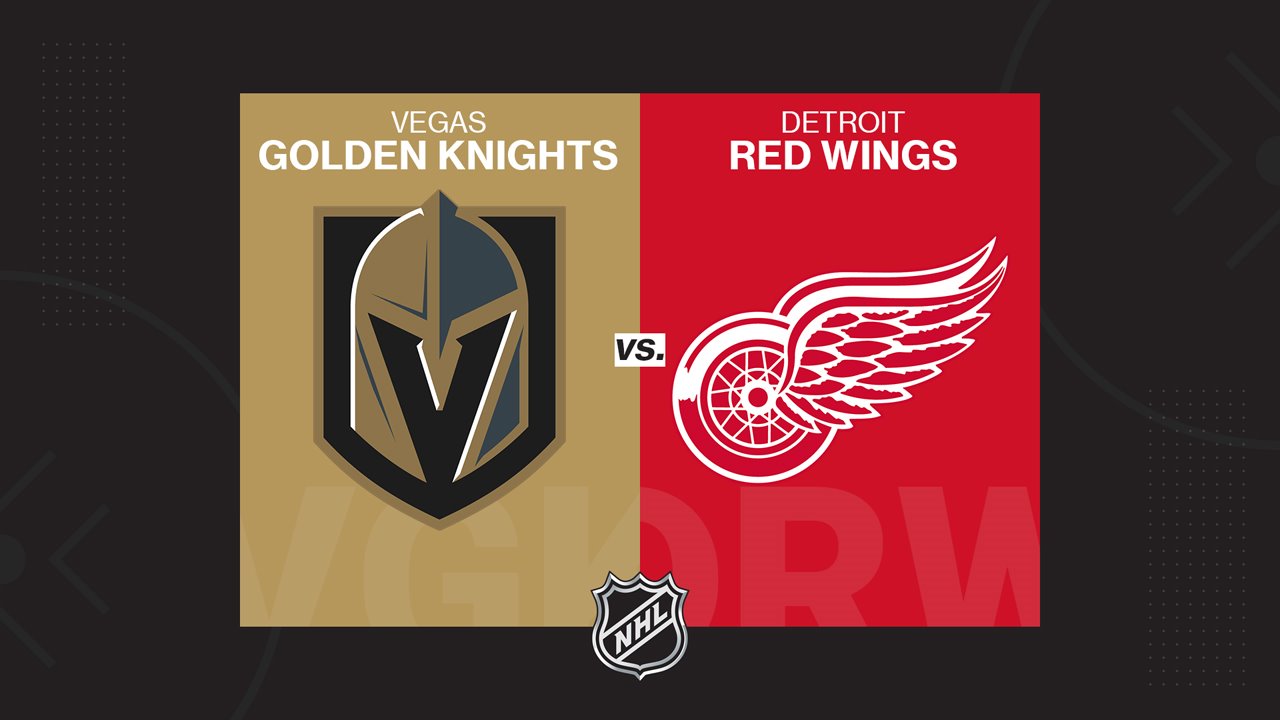 Vegas Golden Knights vs Detroit Red Wings poster