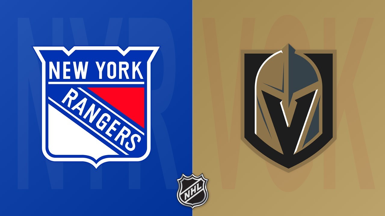 Vegas Golden Knights vs New York Rangers poster Vegas Golden Knights vs New York Rangers poster